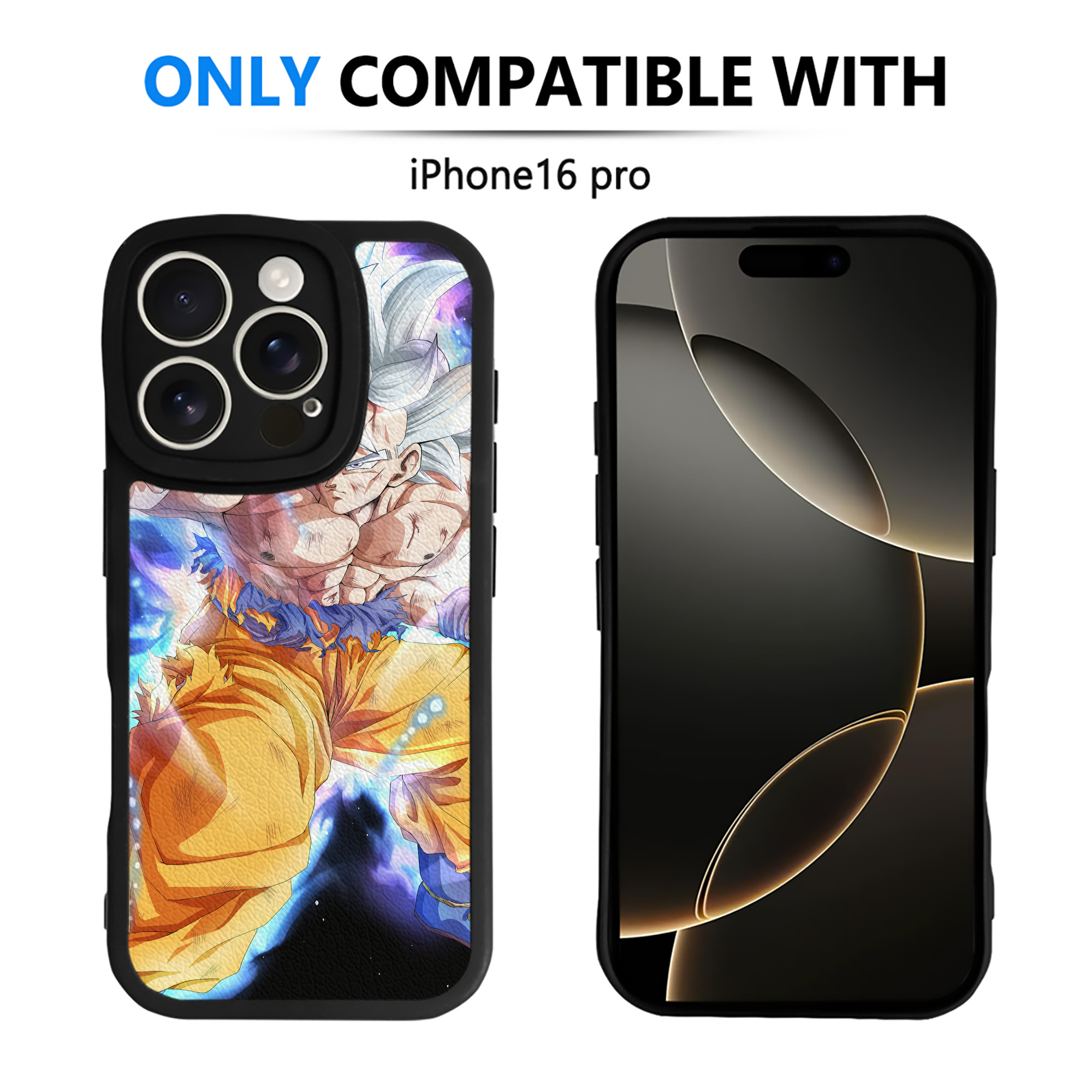 （画像用） ドラゴンボール DRAGON BALL 【iPhone 16シリーズ対応】シリコンスマホケース（レザー調） 材質：シリコン